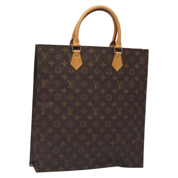 LOUIS VUITTON Monogram Sac Plat Hand Bag M51140 - Picture 1 of 16